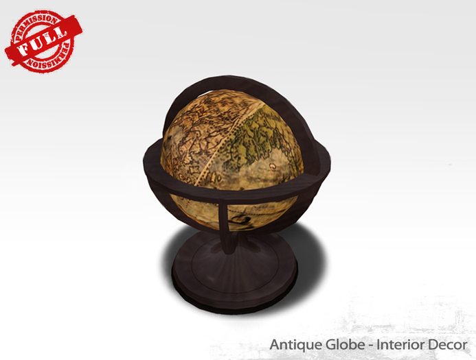 Full Perm Antique Globe