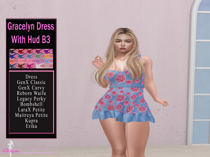 Gracelyn Dress With Hud B3