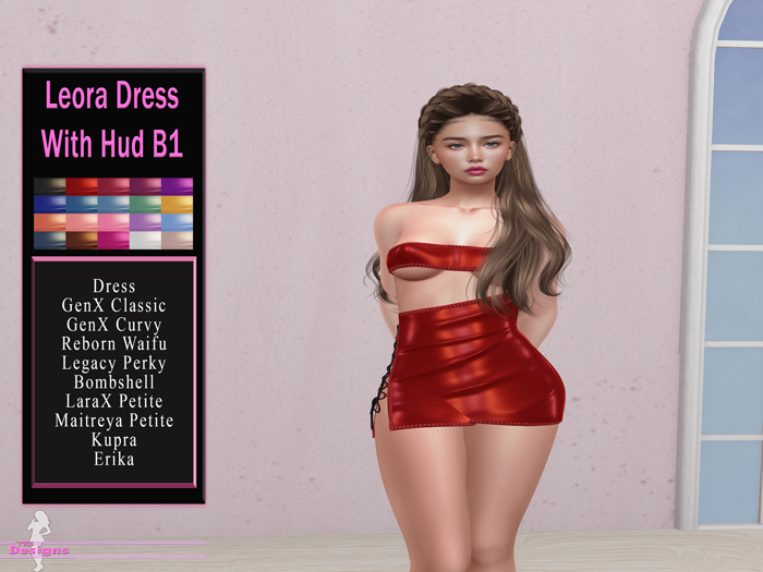 Leora Dress With Hud B1