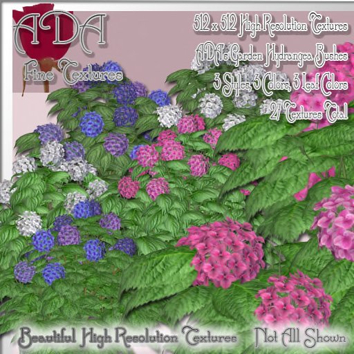 P3D ADAs Garden Hydrangea Colors