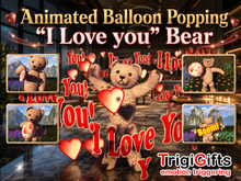Balloon Teddy (i love you) TrigiGifts