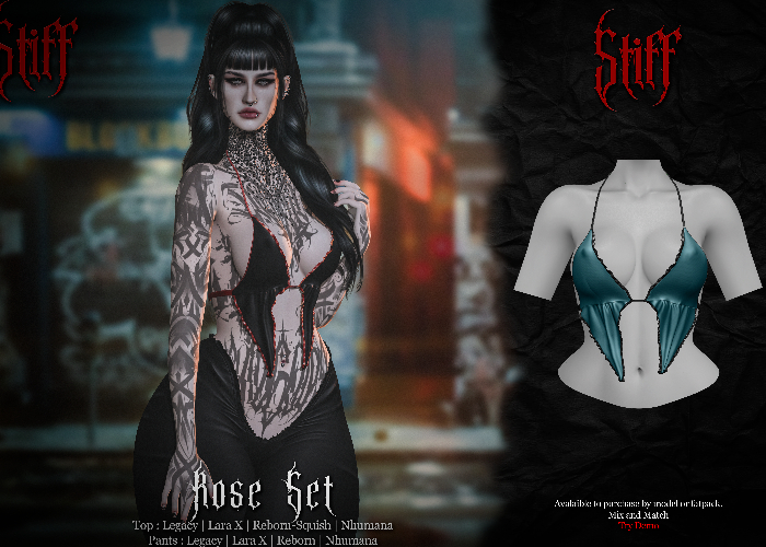 Stiff - Rose Top - Blue