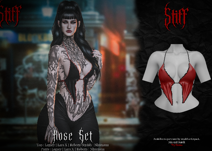 Stiff - Rose Top - Red