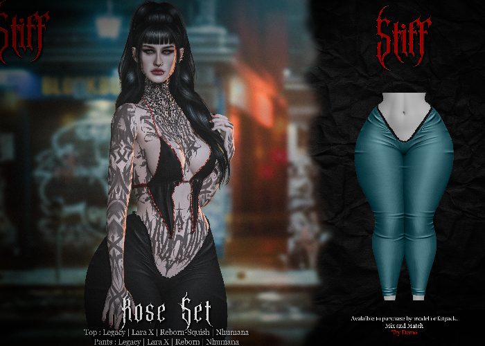 Stiff - Rose Pants - Blue