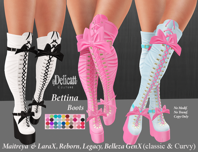 Delicatt Couture - BETTINA BOOTS - June 05♥2026♥