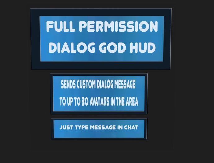 Dialog GOD HUD