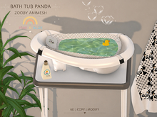 (Pink&Blue)Bath Tub Panda Zooby Animesh