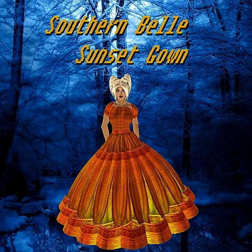 Southern Belle Sunset Gown Boxed