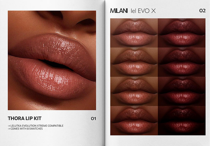 MILANI - "THORA" LIP KIT / FATPACK