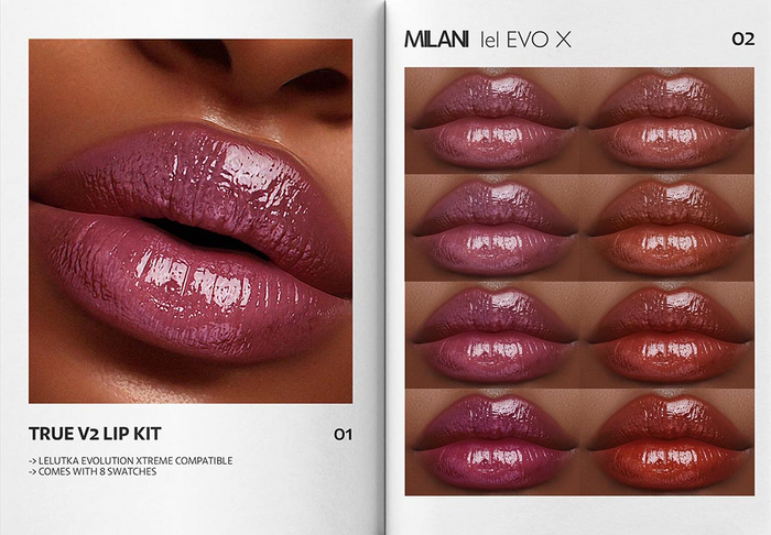 MILANI - "TRUE V2" LIP KIT / DEMO