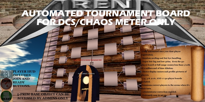 Arena Gear - DCS2/CHAOS - 32player Automated Tournament Board