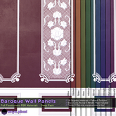 onyx.pixel - Materials - Baroque Wall Panels - Deep Tones