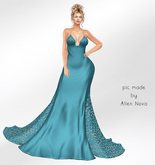 {RC} Natale Dress & Shoes TEAL (No. 10 + 20 ) ORIGINAL