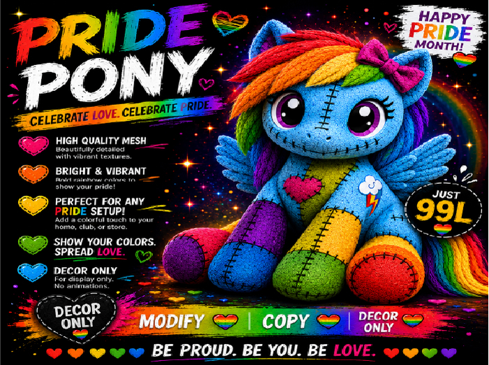 Moonforge - Pride Pony - Decor
