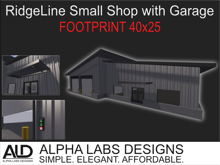 .::ALD::. RidgeLine Small Shop with Garage