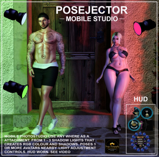 POSEJECTOR LIGHT & POSE HUD STUDIO