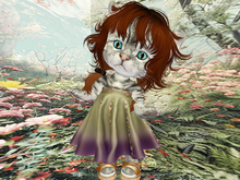Blooming dress Dinkie sage-purple addme
