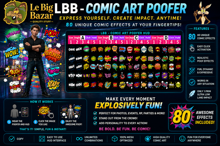 LBB - Comic Art MEGA Poofer