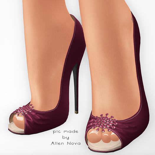 22.{RC} Natale Heels -Burgundy- ORIGINAL