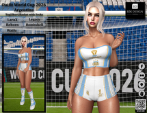 ..::B2K Design::..Outfit World Cup 2026 - Argentina - LaraX - Legacy - Bombshell - Reborn - Waifu