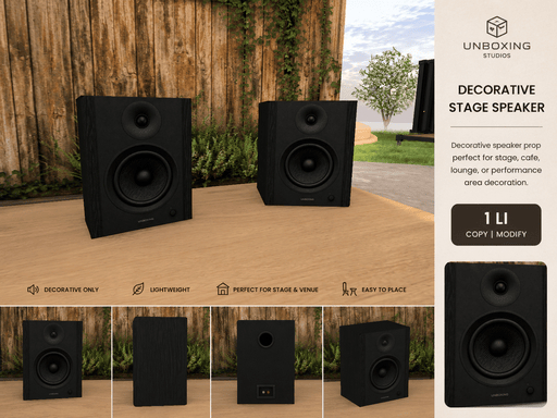 Decorative Rustic Stage Speaker