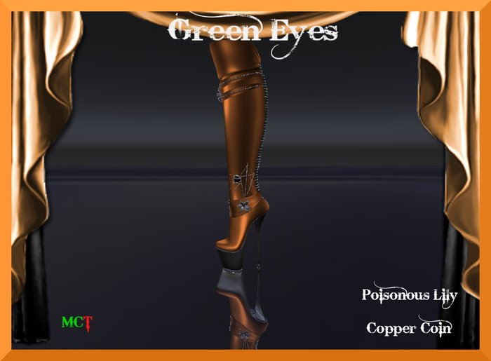 *Poisonous Lily boots Copper Coin* (boxed)