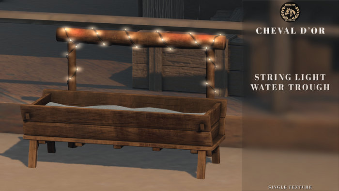 Cheval D'or / Decor / String Light Water Trough [HUD]