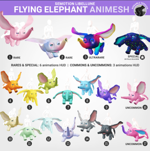 SEmotion Libellune Flying Elephant Animesh SPECIAL