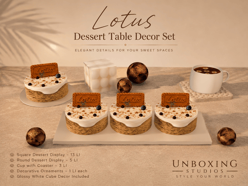 Lotus Dessert Table Decor Set