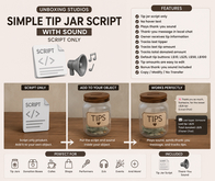 Simple Tip Jar Script with Sound
