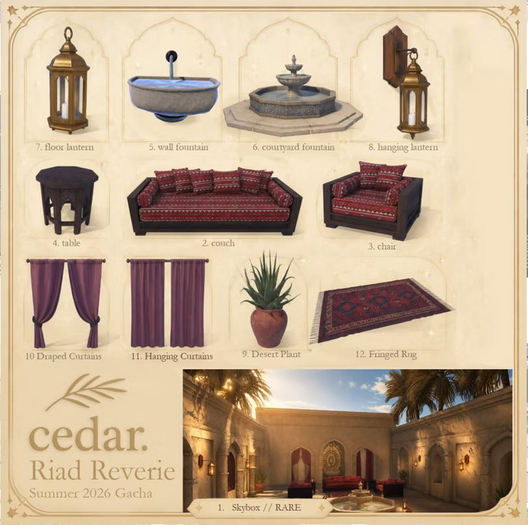 cedar. Riad Reverie // 12. fringe rug - Common