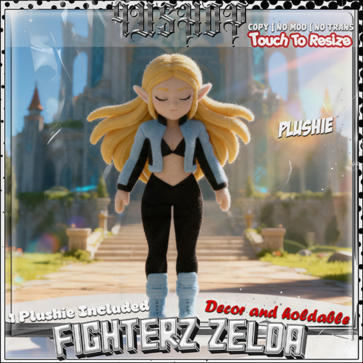 4UShop- FighterZ Zelda Plushie