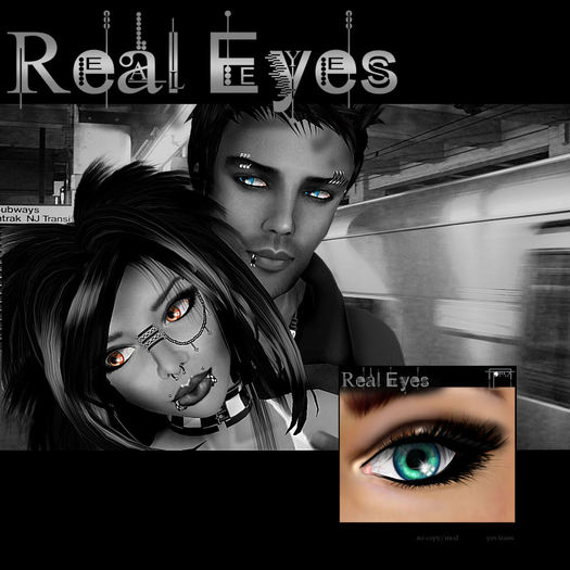 Topaz Square~Real Eyes~Lagoon Blue