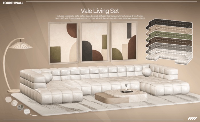 Fourth Wall / Vale Living Set - PG