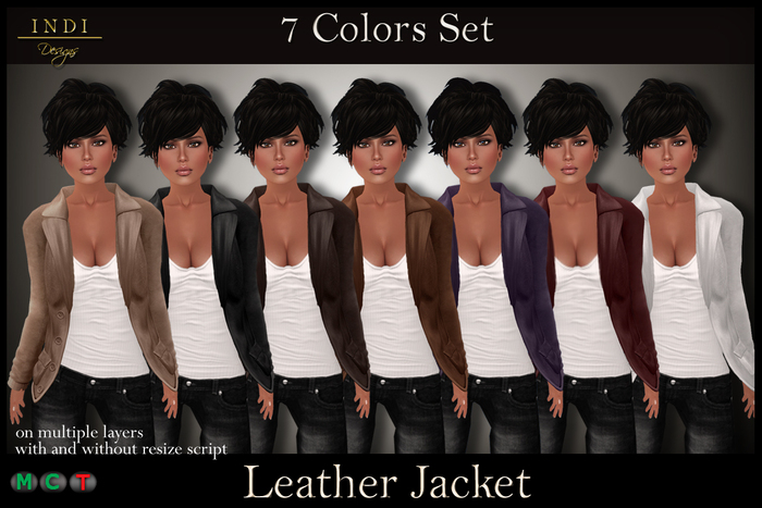 INDI Designs - Leather Jacket Full Set (f)