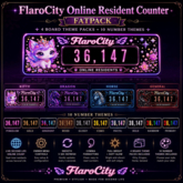 FlaroCity Online Counter - Fat Pack