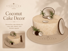 Coconut Cake Decor
