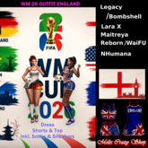 ENGLAND OUTFIT WM 26