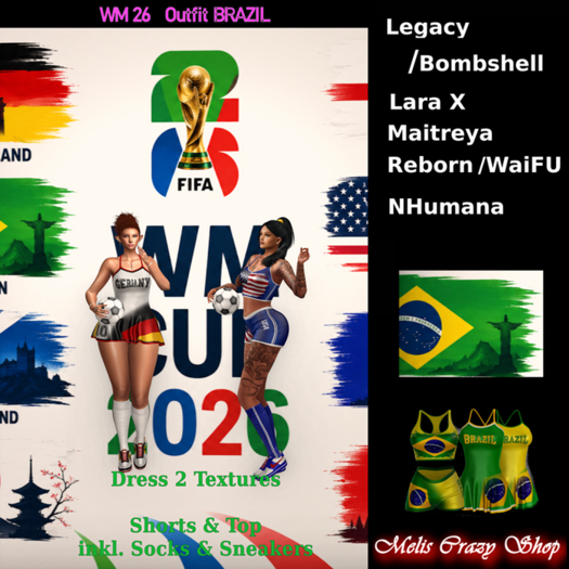 BRAZIL OUTFIT WM 26