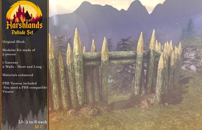 [Harshlands] Palisade Set