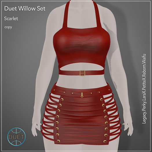 Duet Willow Set Scarlet 