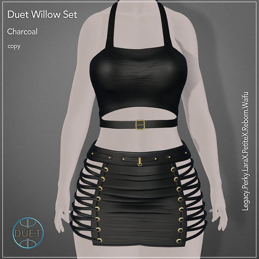 Duet Willow Set Charcoal