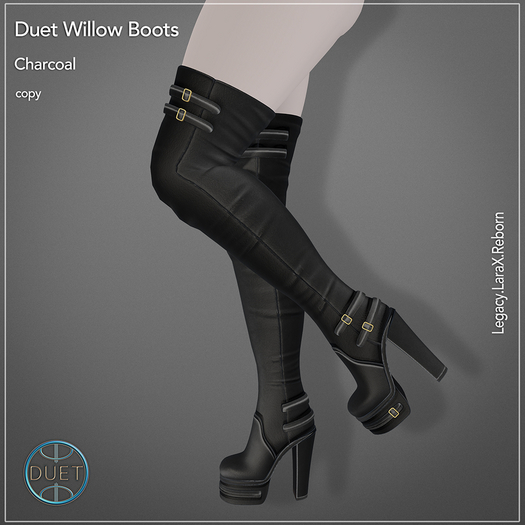 Duet Willow Boots Charcoal 
