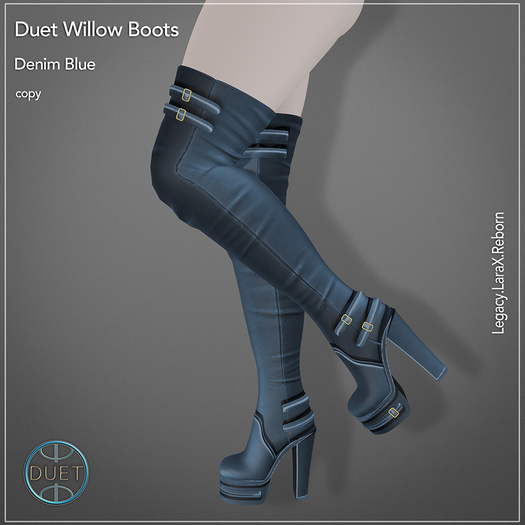 Duet Willow Boots Denim Blue
