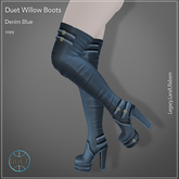 Duet Willow Boots Denim Blue