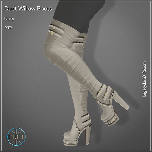 Duet Willow Boots Ivory 