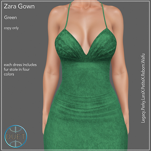 Duet Zara Gown Green 