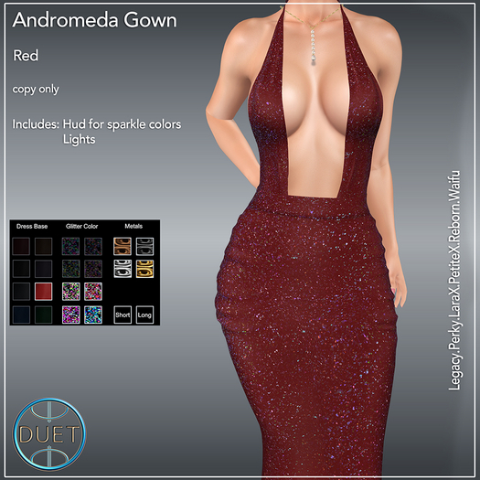 Duet Andromeda Gown Red 