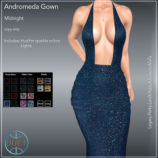 Duet Andromeda Gown Midnight 