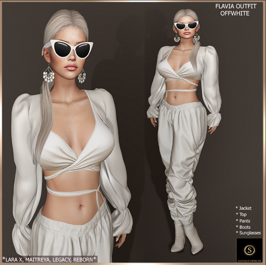 SAS - Flavia OffWhite Outfit  